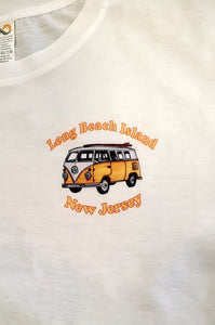 Long Beach Island Surfer Van t-shirt