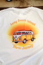 Load image into Gallery viewer, Long Beach Island Surfer Van t-shirt
