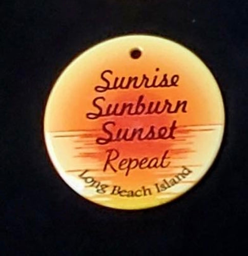 Sunrise Sunburn Sunset Ornament