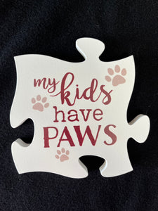 PUZZLE My Kids Have Paws