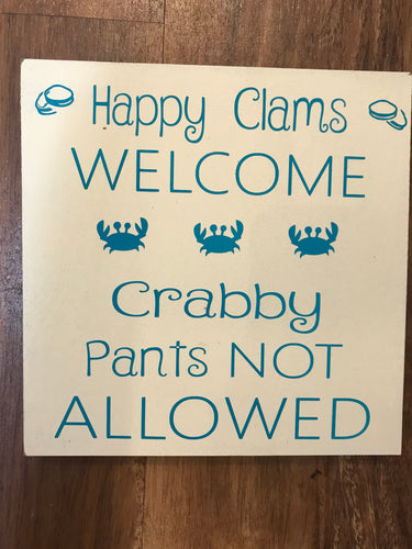 Happy Clams Welcome 7