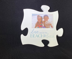 PUZZLE Love You To The Beach and Back Frame