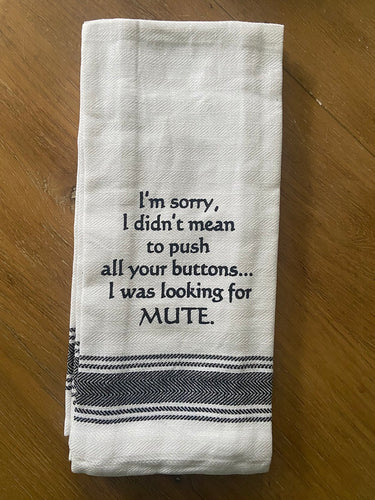 I'm sorry I didn't mean to push your buttons