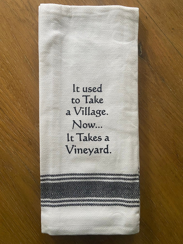 It used to take a village