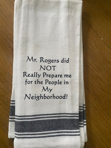 Mr. Rogers did not really prepare