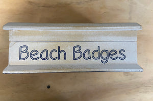 Beach Badge Box