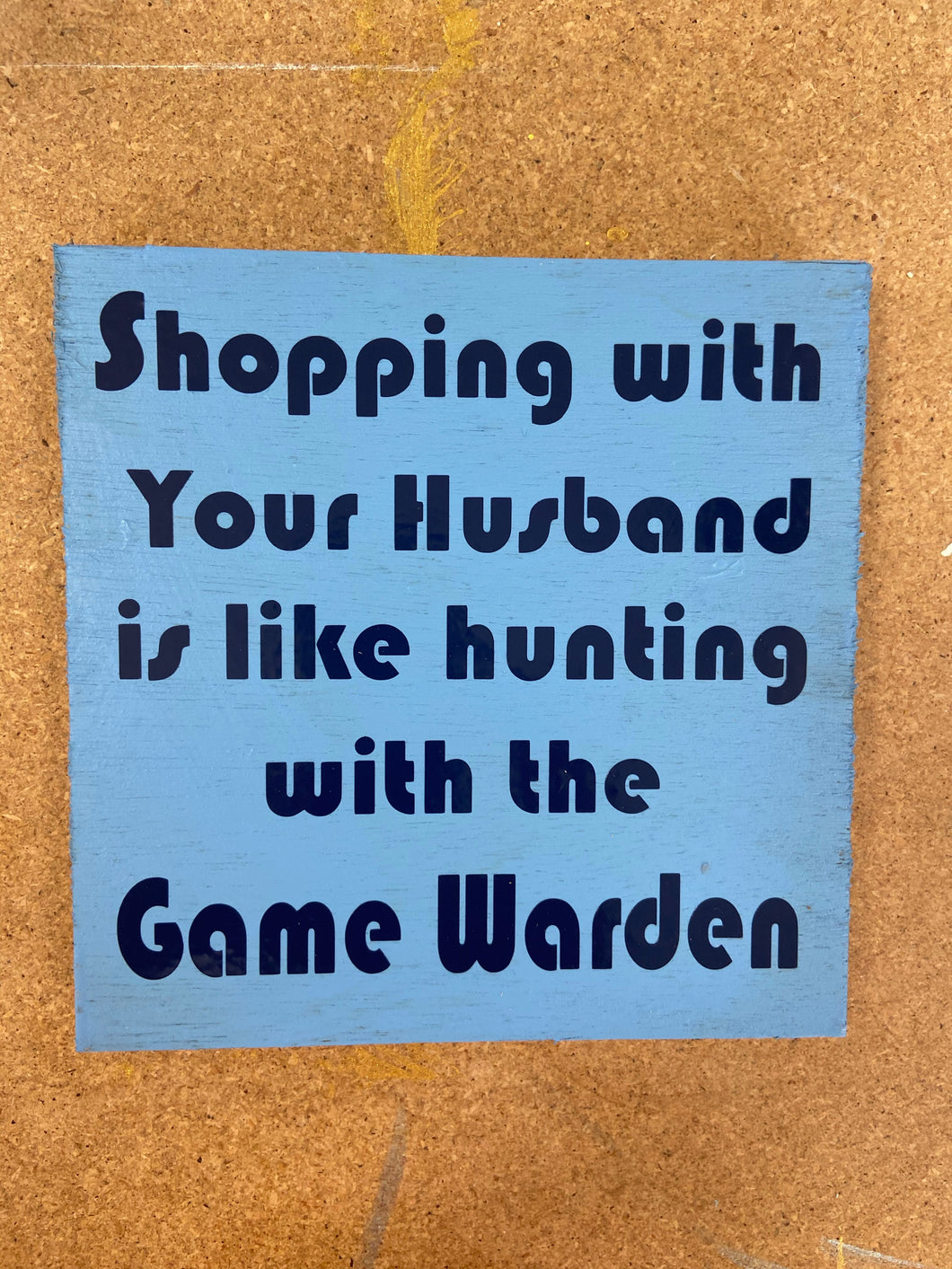 Shopping with your husband