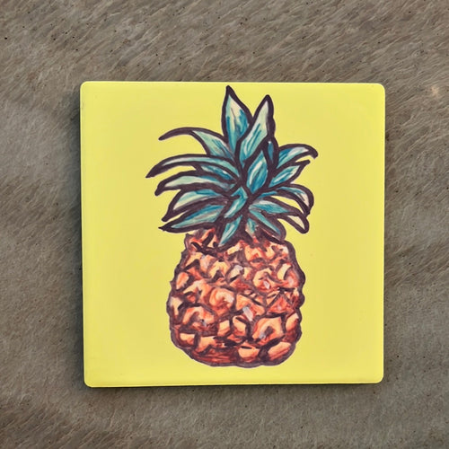 Pineapple coaster