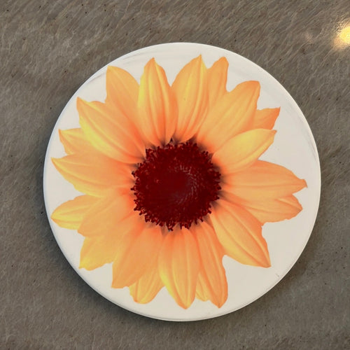Sunflower coaster